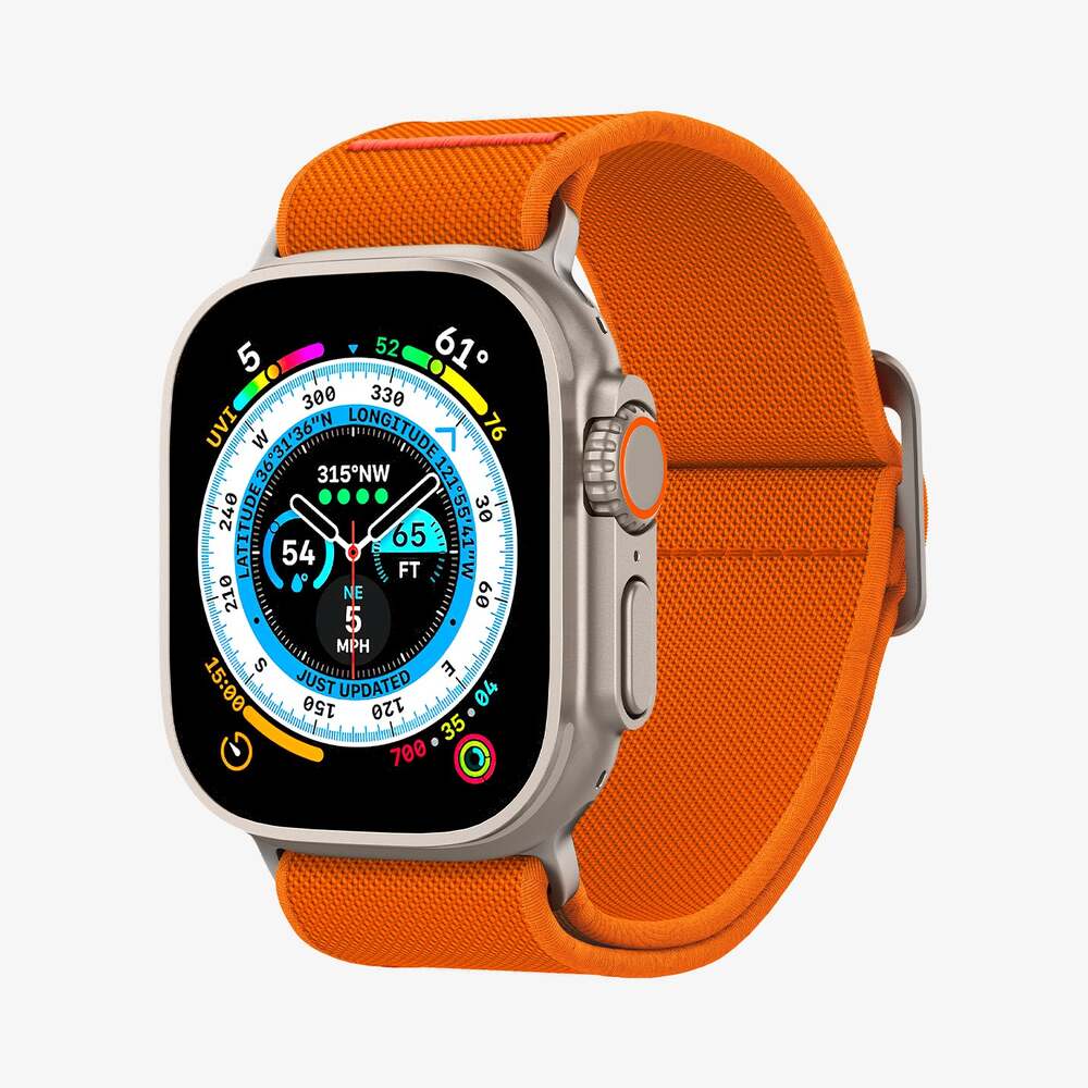 Spigen Apple Watch 42-49mm Lite Fit Ultra Wristband (Orange) - Image 4