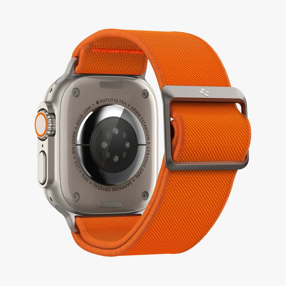 Spigen Apple Watch 42-49mm Lite Fit Ultra Wristband (Orange) - Image 6