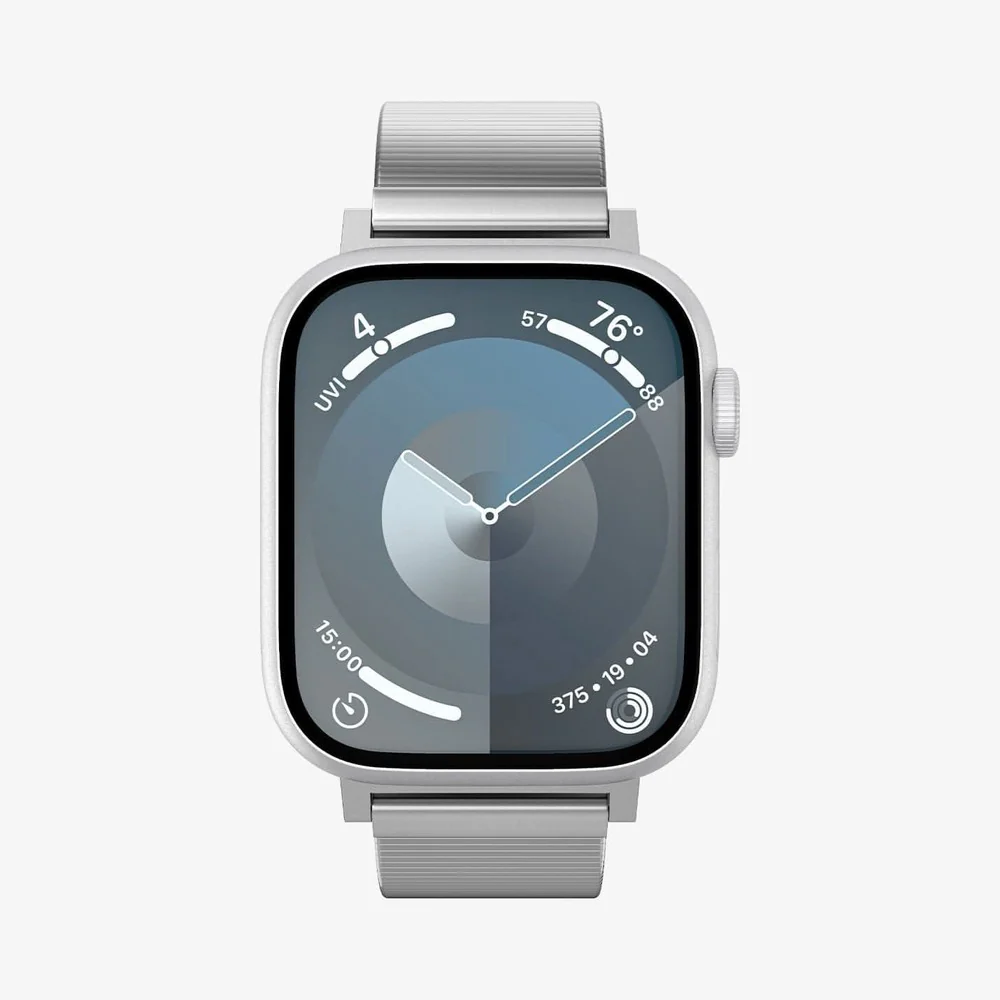 Spigen Apple Watch 42-49mm Sleek Link Wristband (Silver) - Image 2