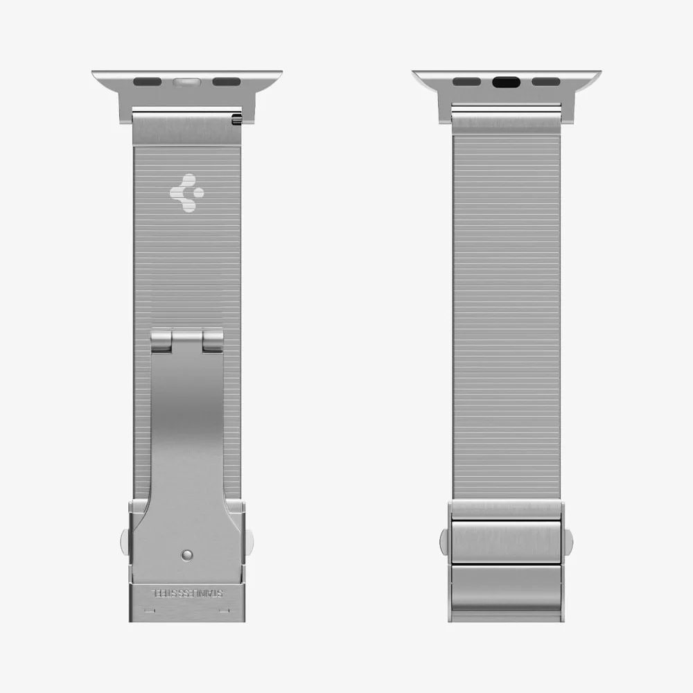 Spigen Apple Watch 42-49mm Sleek Link Wristband (Silver) - Image 4
