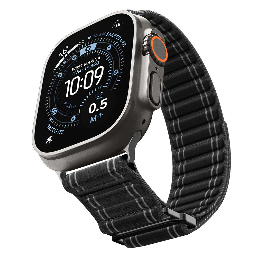 Spigen Apple Watch 42-49mm WBF0 Wristband (Black) - Image 3
