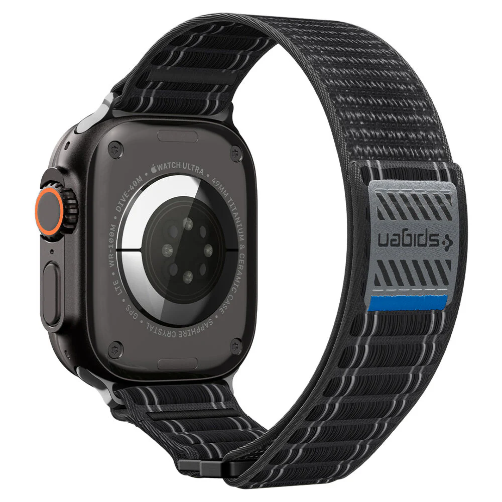 Spigen Apple Watch 42-49mm WBF0 Wristband (Black) - Image 6