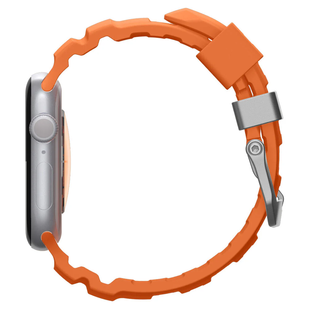 Spigen Apple Watch 42-49mm WBS2 Wristband (Orange) - Image 4