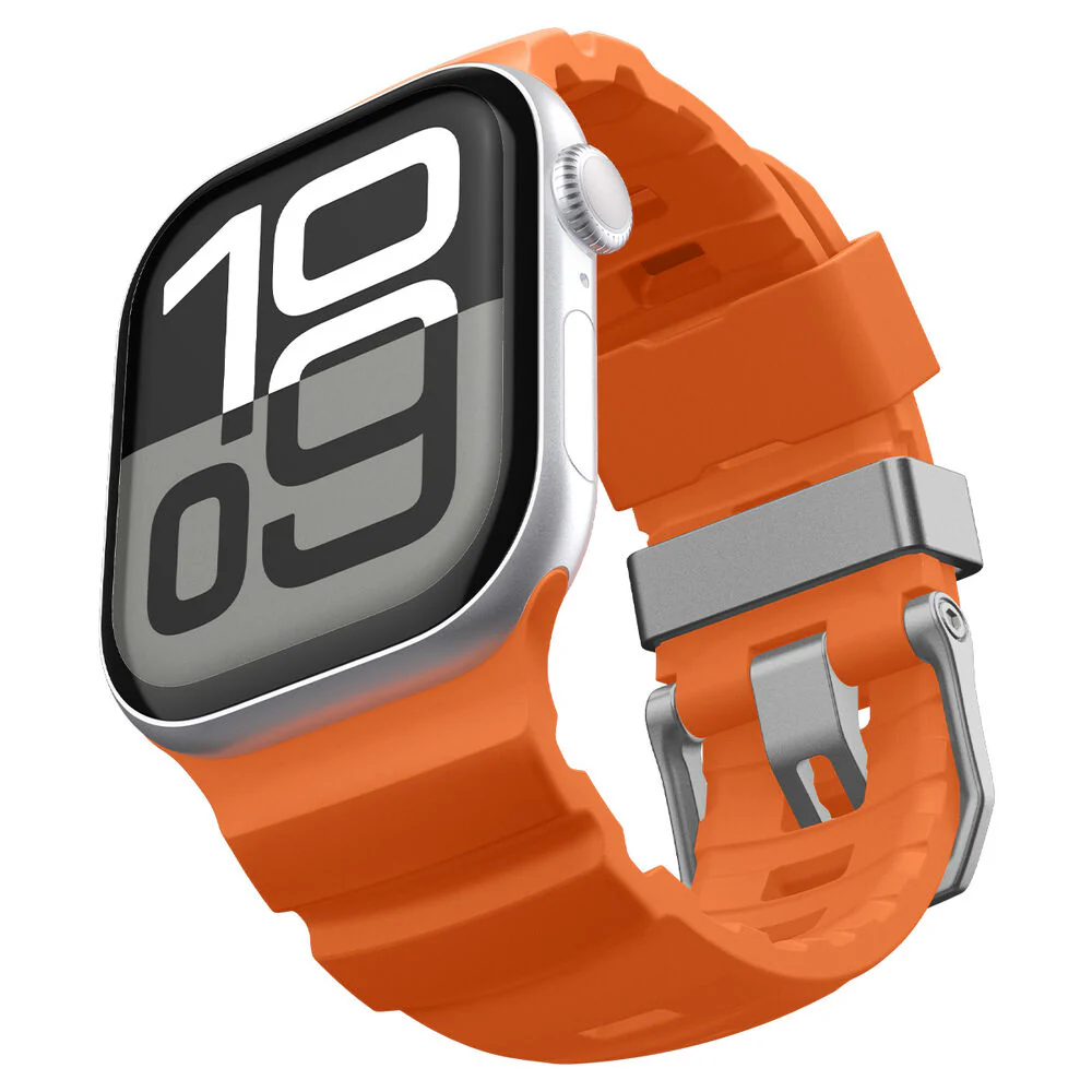 Spigen Apple Watch 42-49mm WBS2 Wristband (Orange) - Image 6