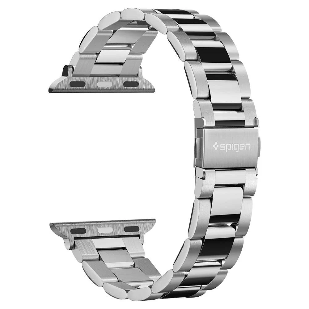 Spigen Apple Watch 42mm 41mm 40mm 38mm Modern Fit Wristband (Silver) - Image 5