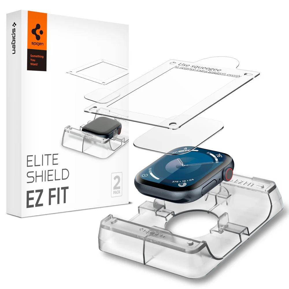 Spigen Apple Watch 42mm Elite Shield EZ Fit Screen Protector 2PCS (Clear) - Image 2