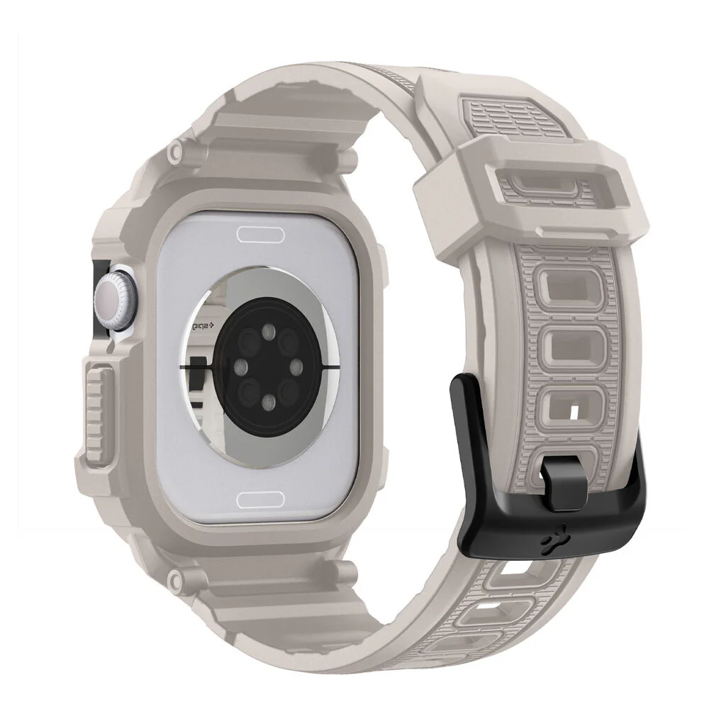Spigen Apple Watch 42mm Rugged Armor Pro 2 Wristband (Dune Beige) - Image 3