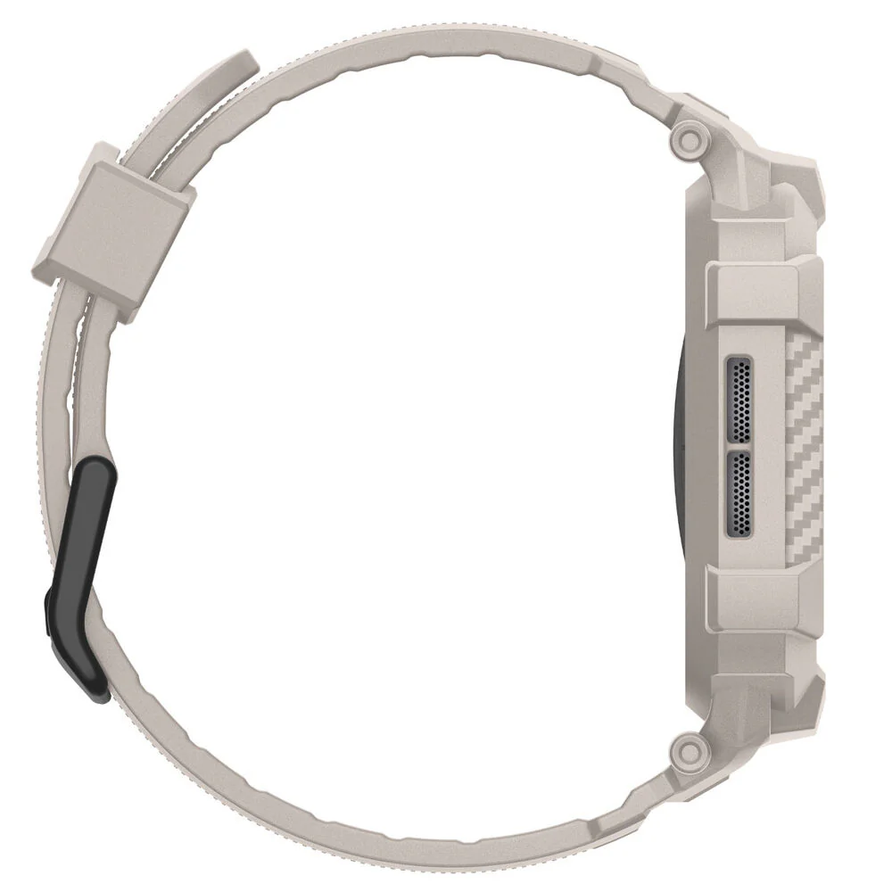 Spigen Apple Watch 42mm Rugged Armor Pro 2 Wristband (Dune Beige) - Image 4