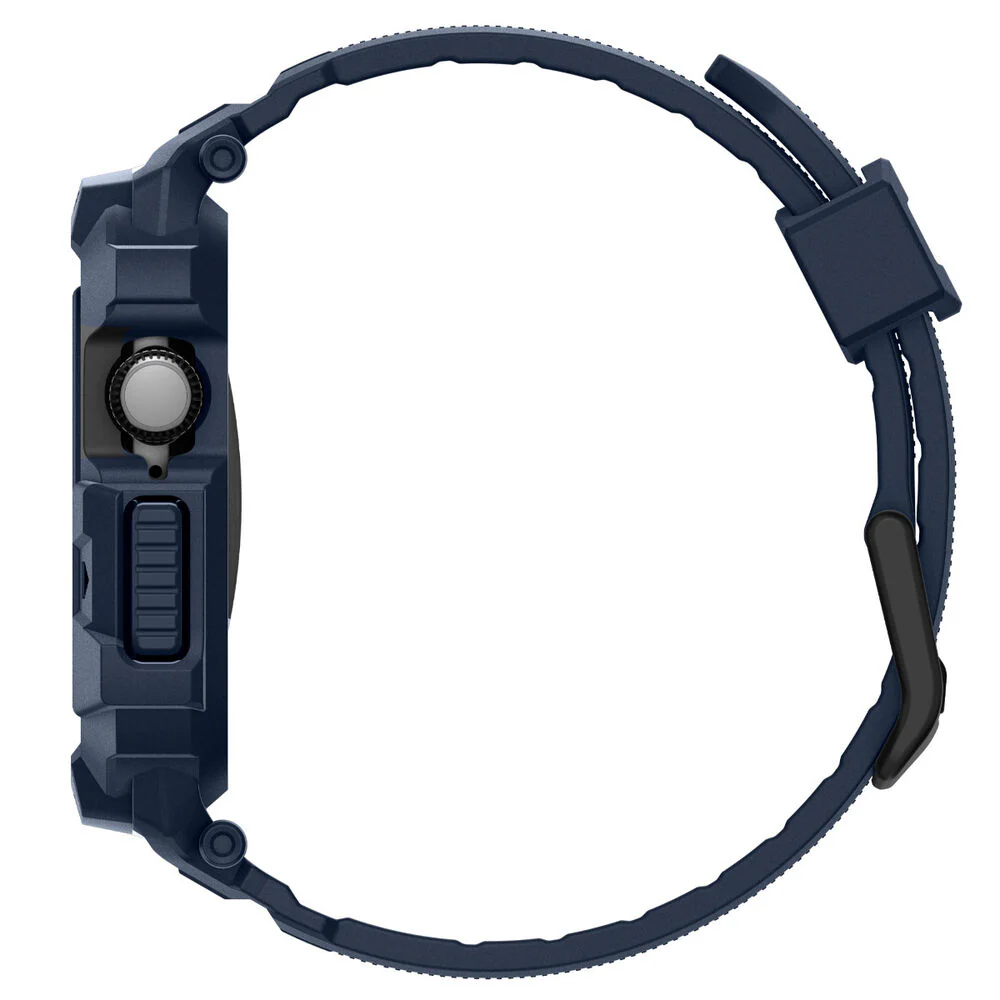Spigen Apple Watch 42mm Rugged Armor Pro 2 Wristband (Navy Blue) - Image 5