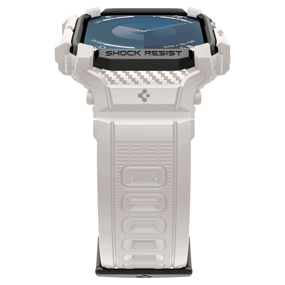 Spigen Apple Watch 42mm Rugged Armor Pro Case (Dune Beige) - Image 5