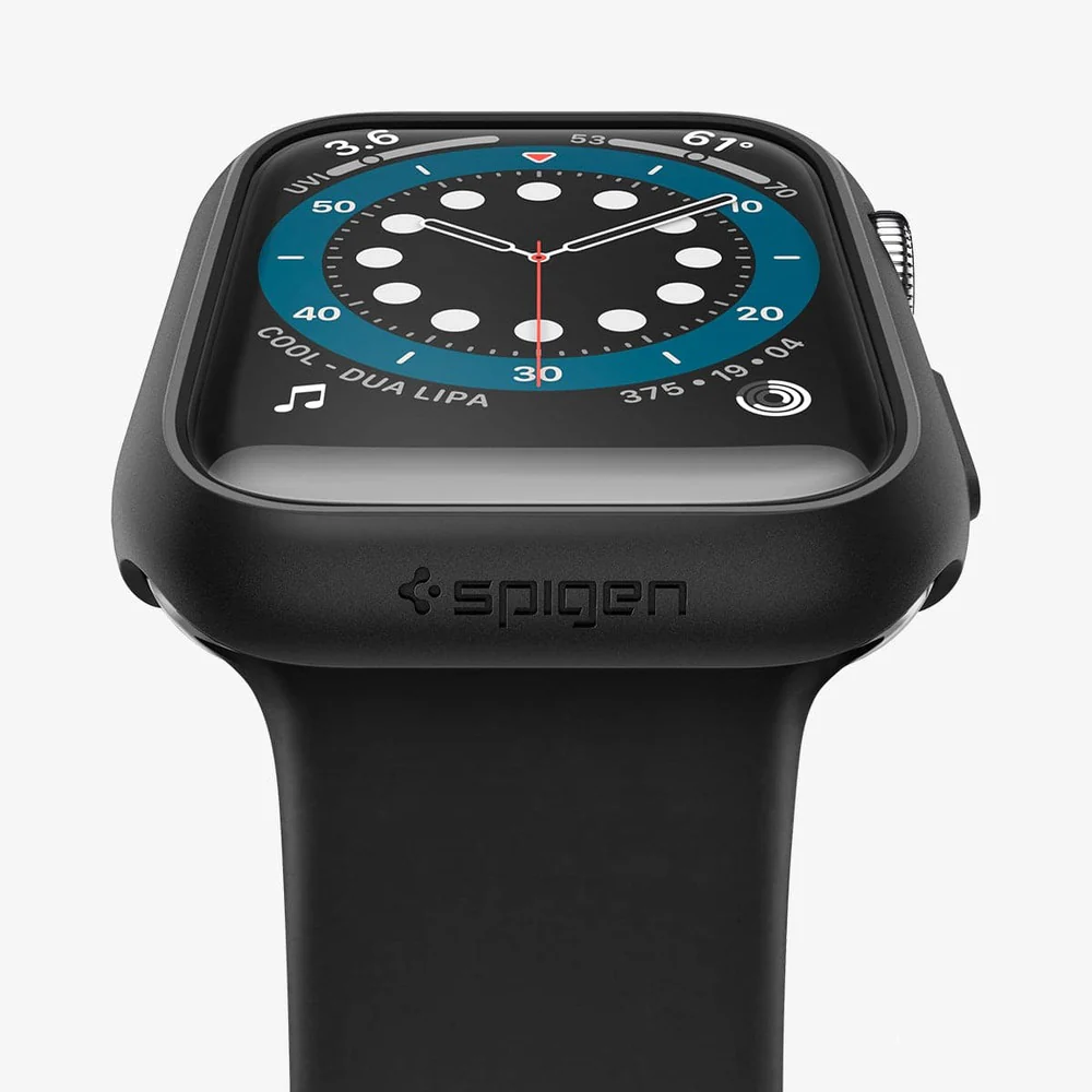 Spigen Apple Watch 44mm Thin Fit Case (Black) - Image 4
