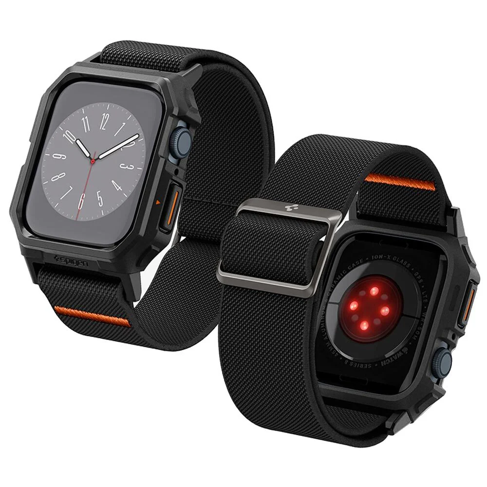 Spigen Apple Watch 45mm 44mm Lite Fit Pro Case (Black)