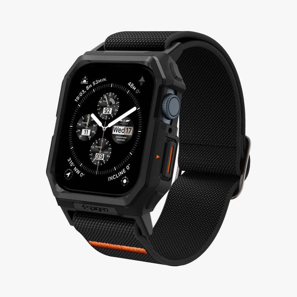 Spigen Apple Watch 45mm 44mm Lite Fit Pro Case (Black) - Image 3