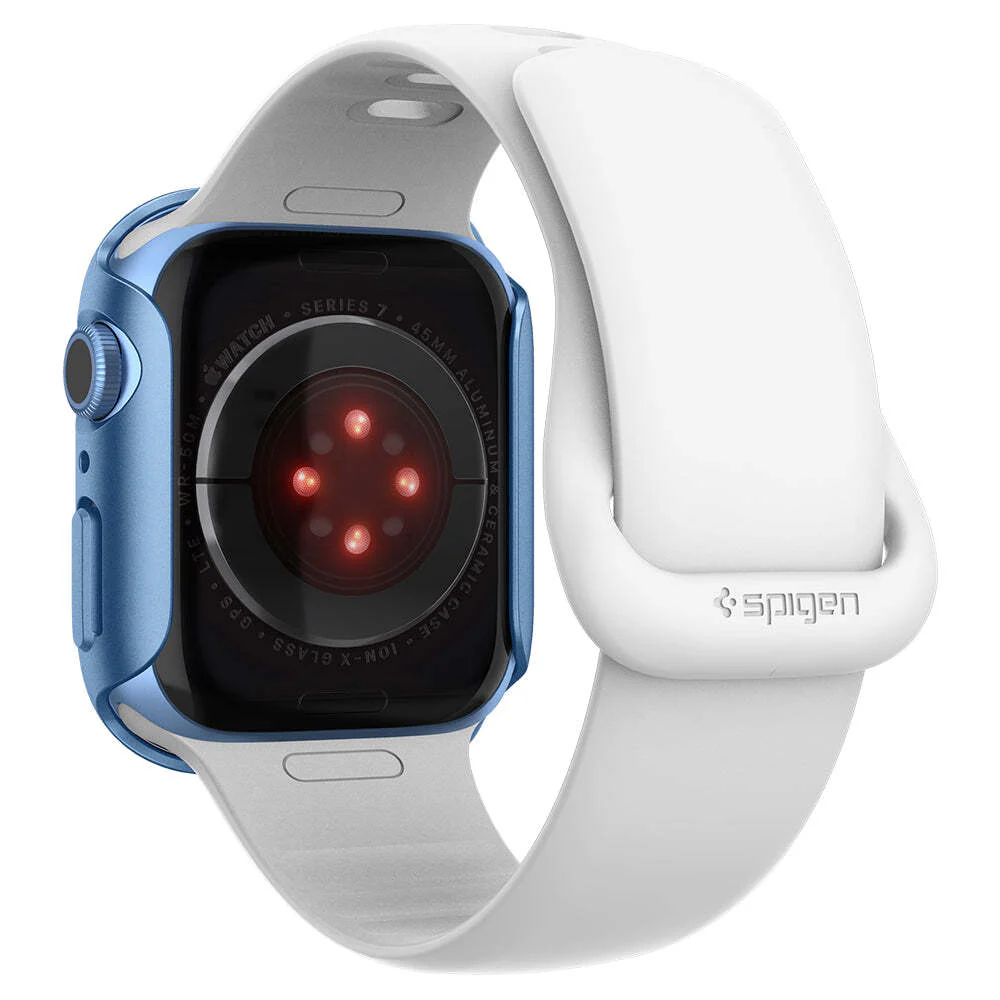 Spigen Apple Watch 45mm Thin Fit Case (Blue) - Image 5
