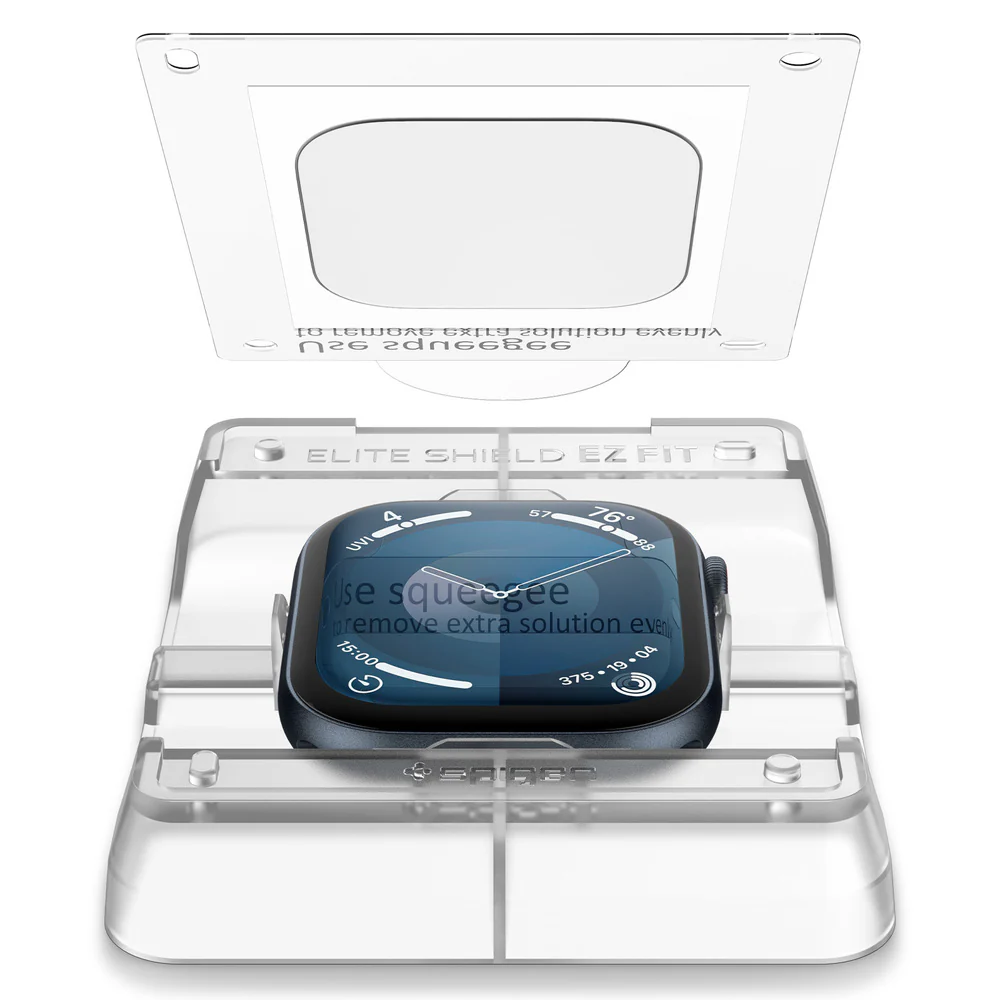 Spigen Apple Watch 46mm Elite Shield EZ Fit Screen Protector 2PCS (Clear) - Image 4