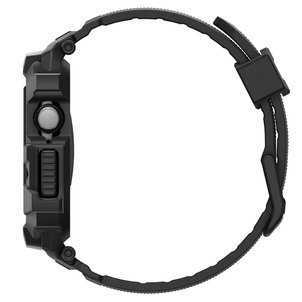 Spigen Apple Watch 46mm Rugged Armor Pro 2 Wristband (Black) - Image 5