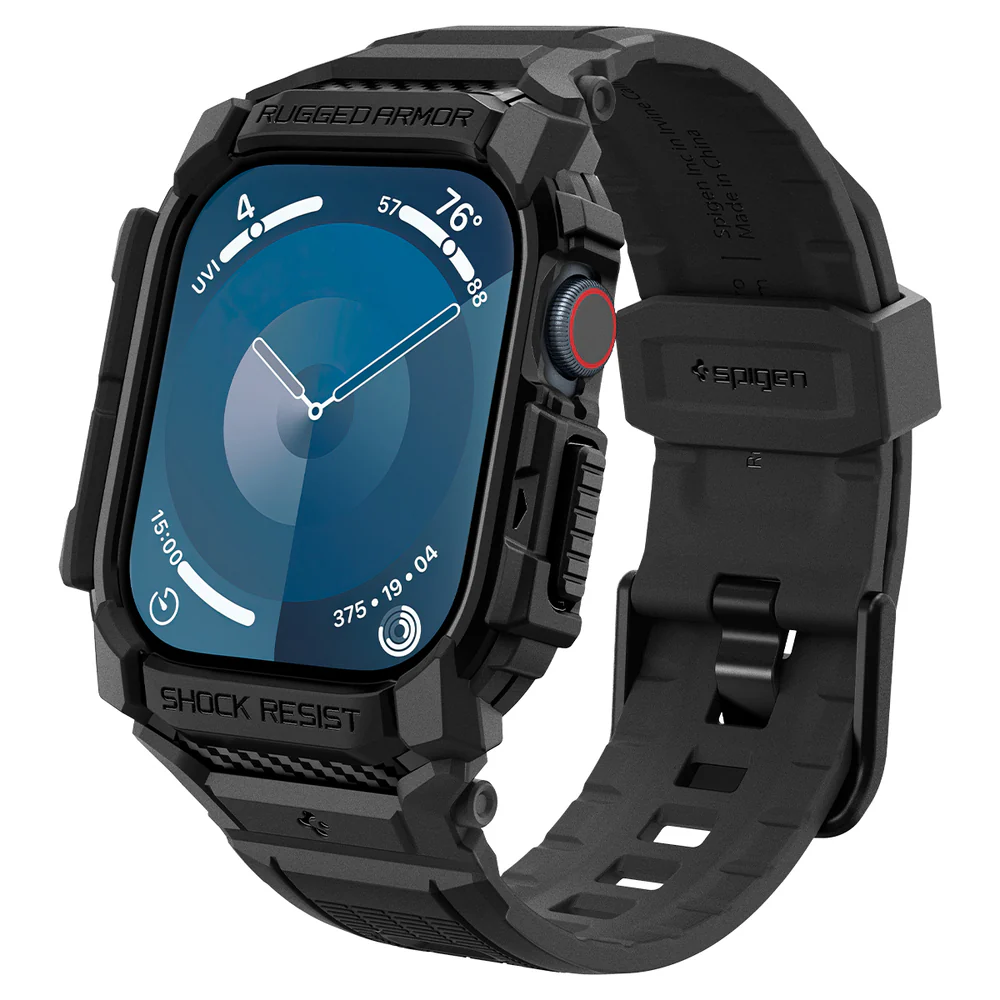 Spigen Apple Watch 46mm Rugged Armor Pro Case (Navy Blue) - Image 2