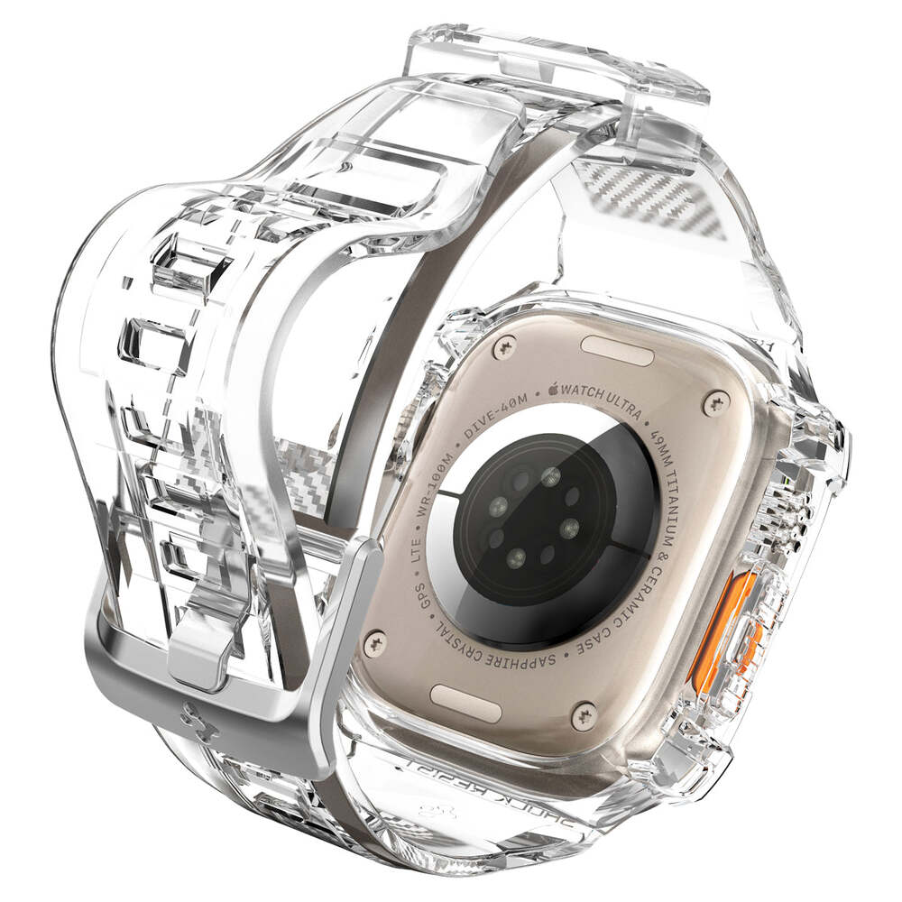 Spigen Apple Watch 49mm Rugged Armor Pro Case (Clear) - Image 6