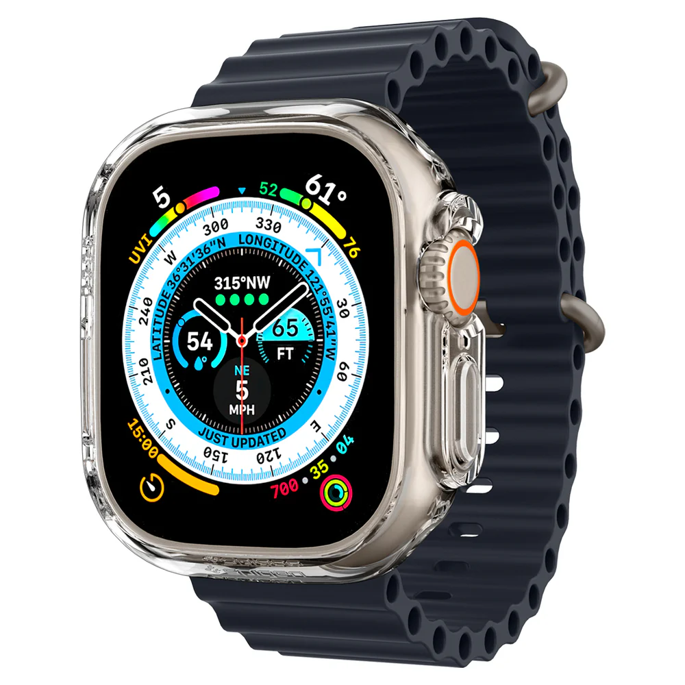 Spigen Apple Watch 49mm Thin Fit Case (Clear) - Image 4