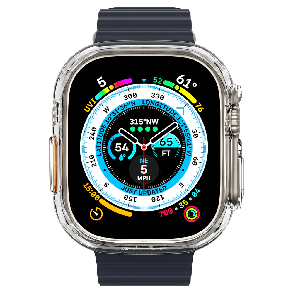 Spigen Apple Watch 49mm Thin Fit Case (Clear) - Image 6