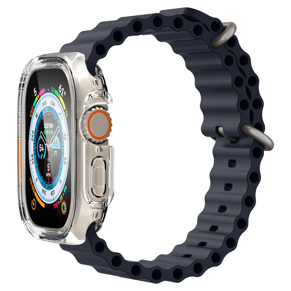 Spigen Apple Watch 49mm Ultra Hybrid Case (Clear) - Image 6