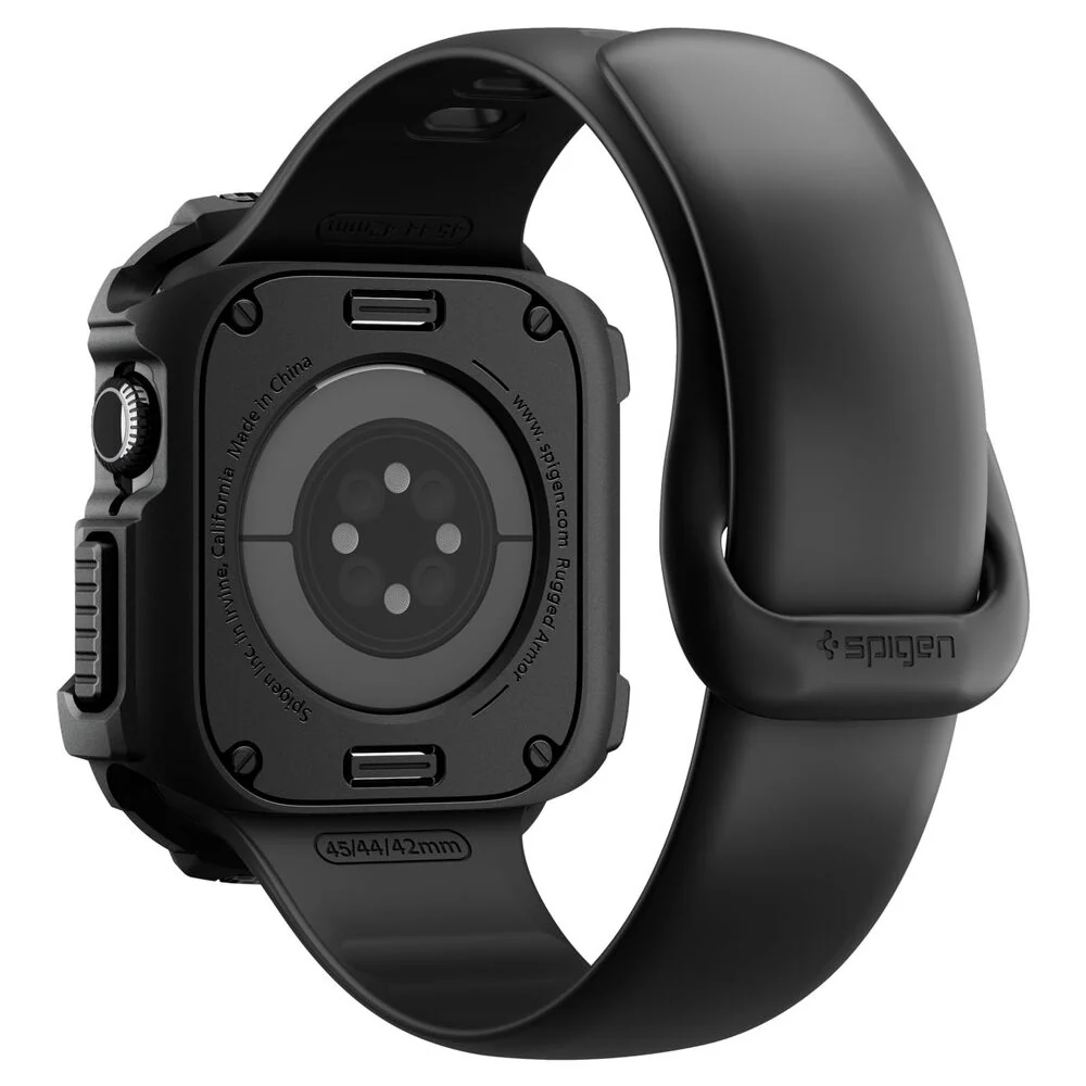 Spigen Apple Watch Series 42mm Rugged Armor 2 Case (Black) - Image 4