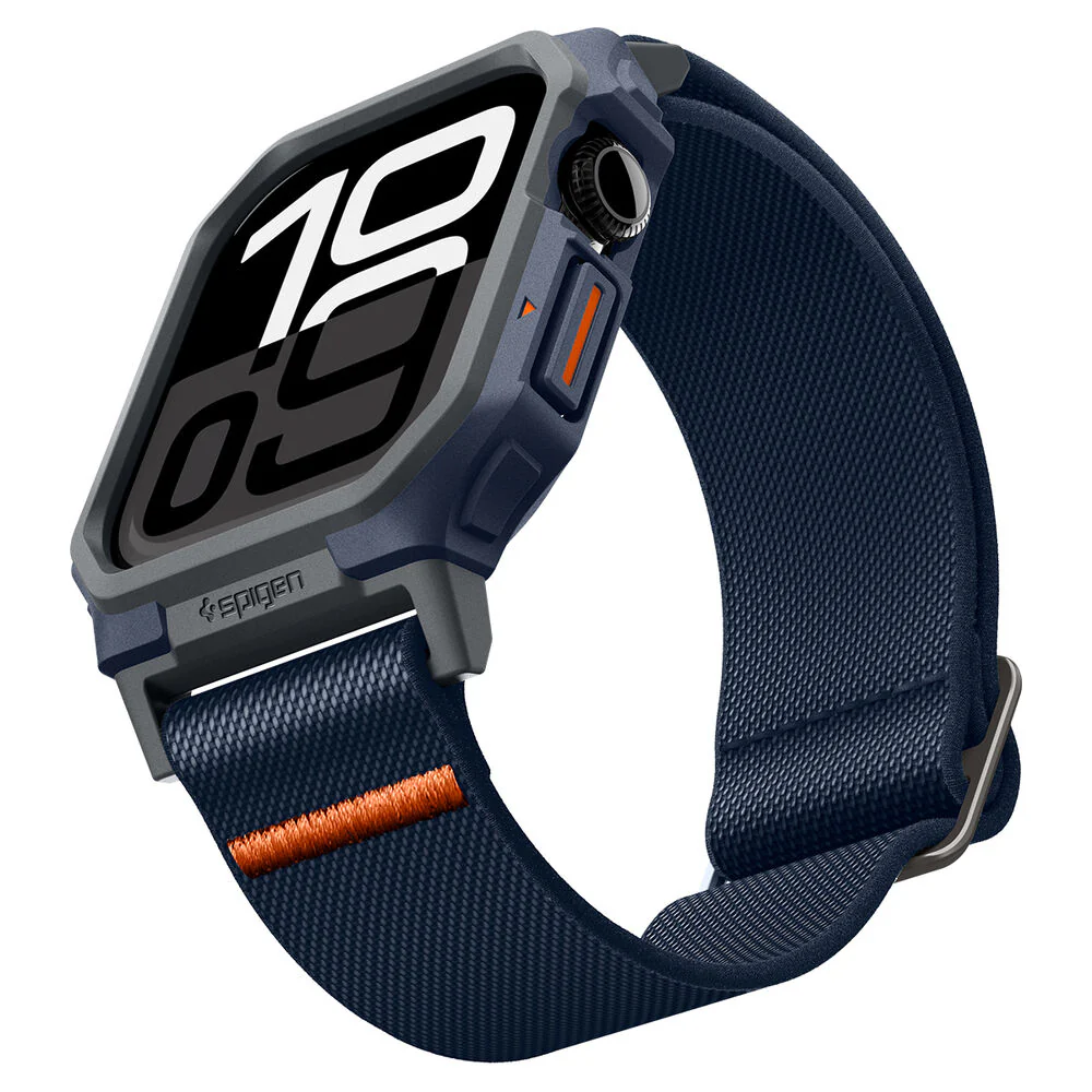 Spigen Apple Watch Series 46mm Lite Fit Pro Case (Navy Blue) - Image 2