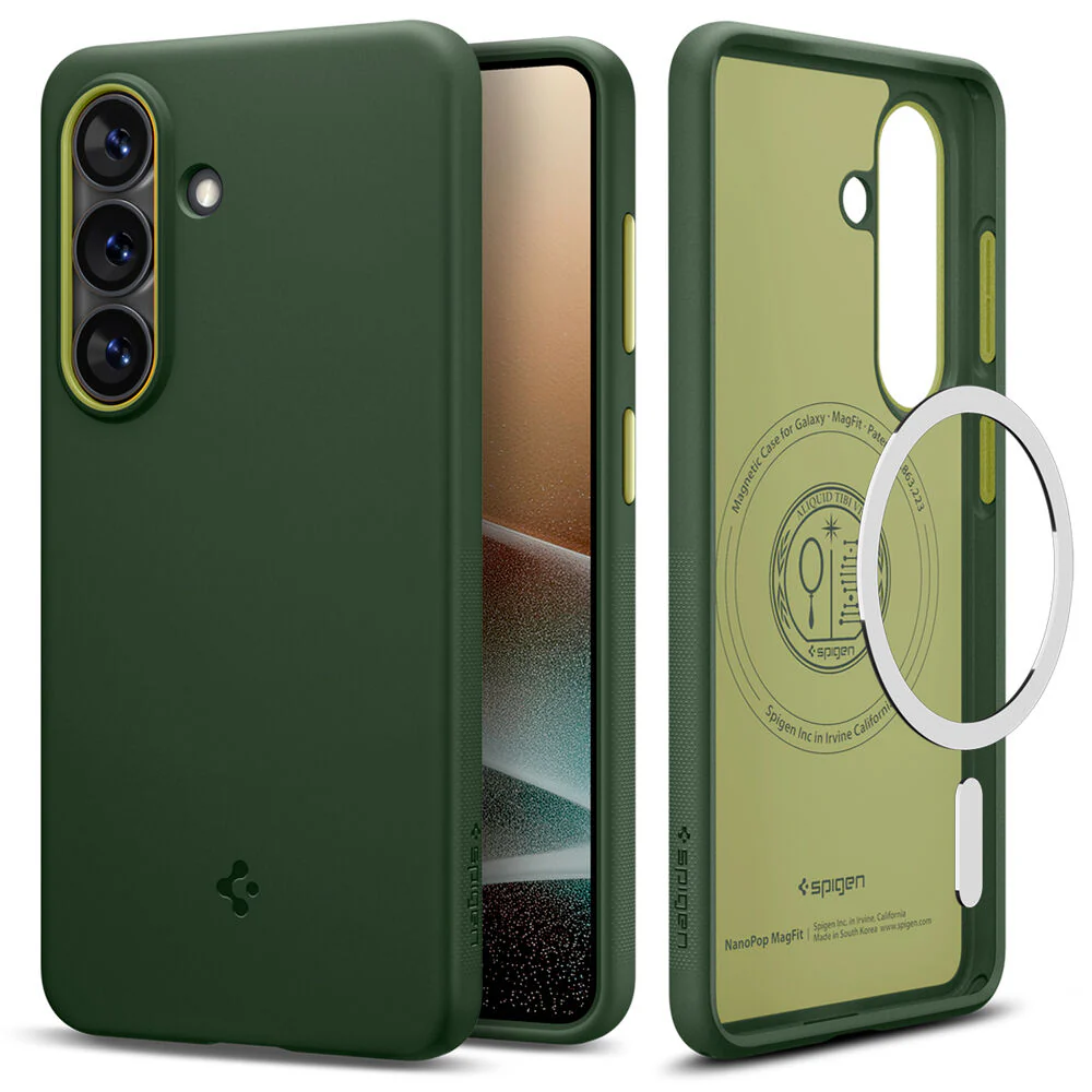 Spigen Galaxy S26 Nano Pop (MagFit) Case (Avo Green) - Image 3