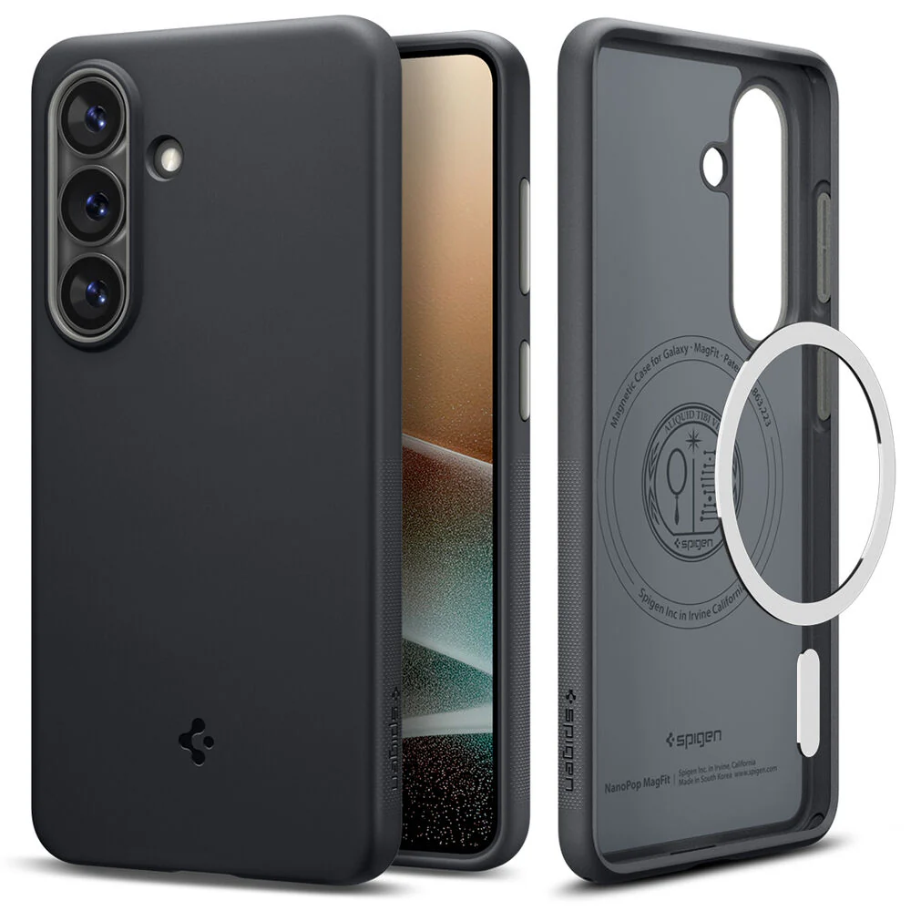 Spigen Galaxy S26 Nano Pop (MagFit) Case (Black Sesame) - Image 6