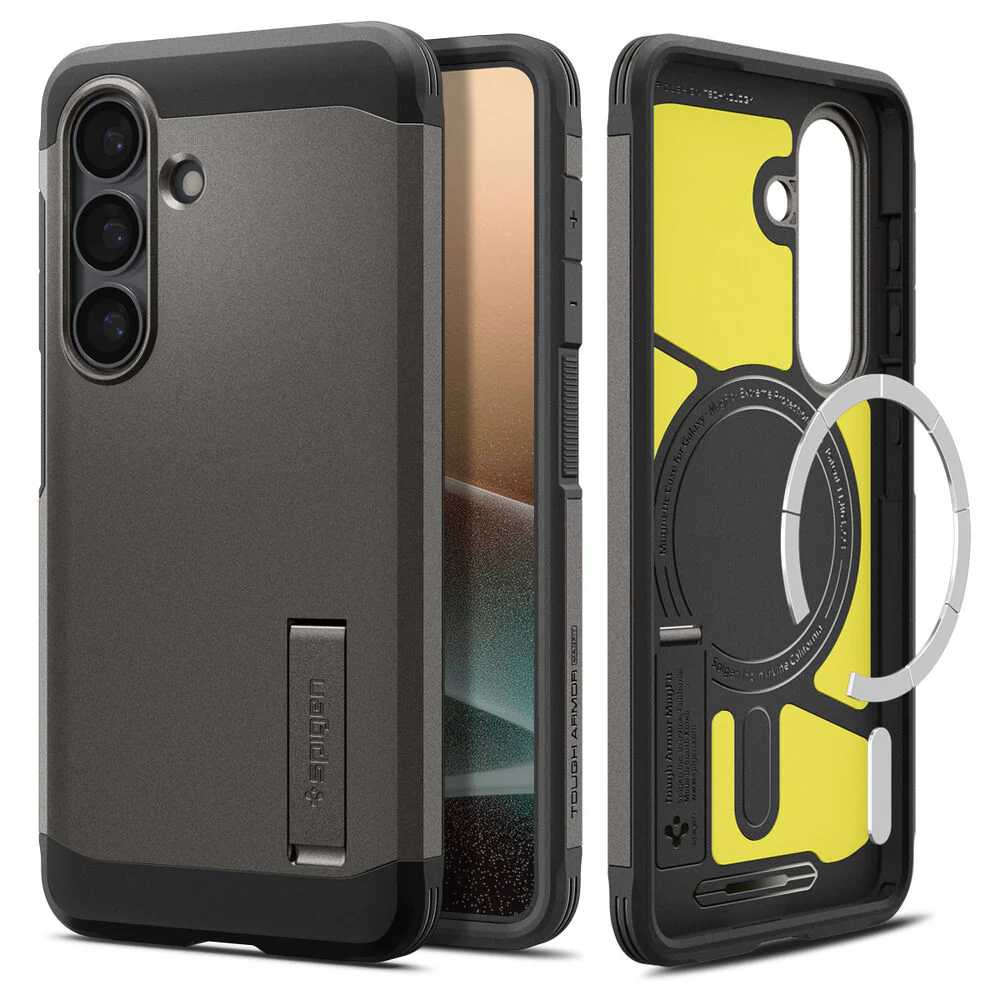 Spigen Galaxy S26 Plus Tough Armor (MagFit) Case (Gunmetal) - Image 2