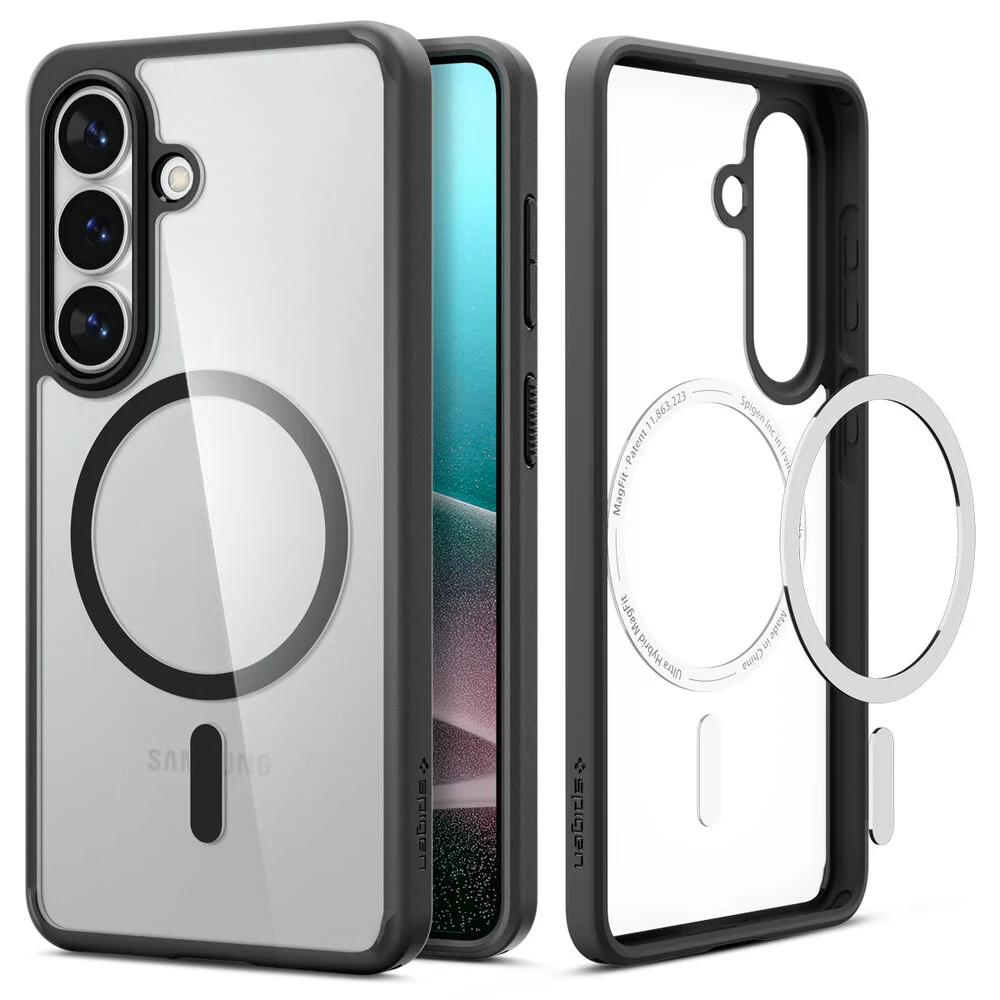 Spigen Galaxy S26 Ultra Hybrid (MagFit) Case (Black) - Image 4