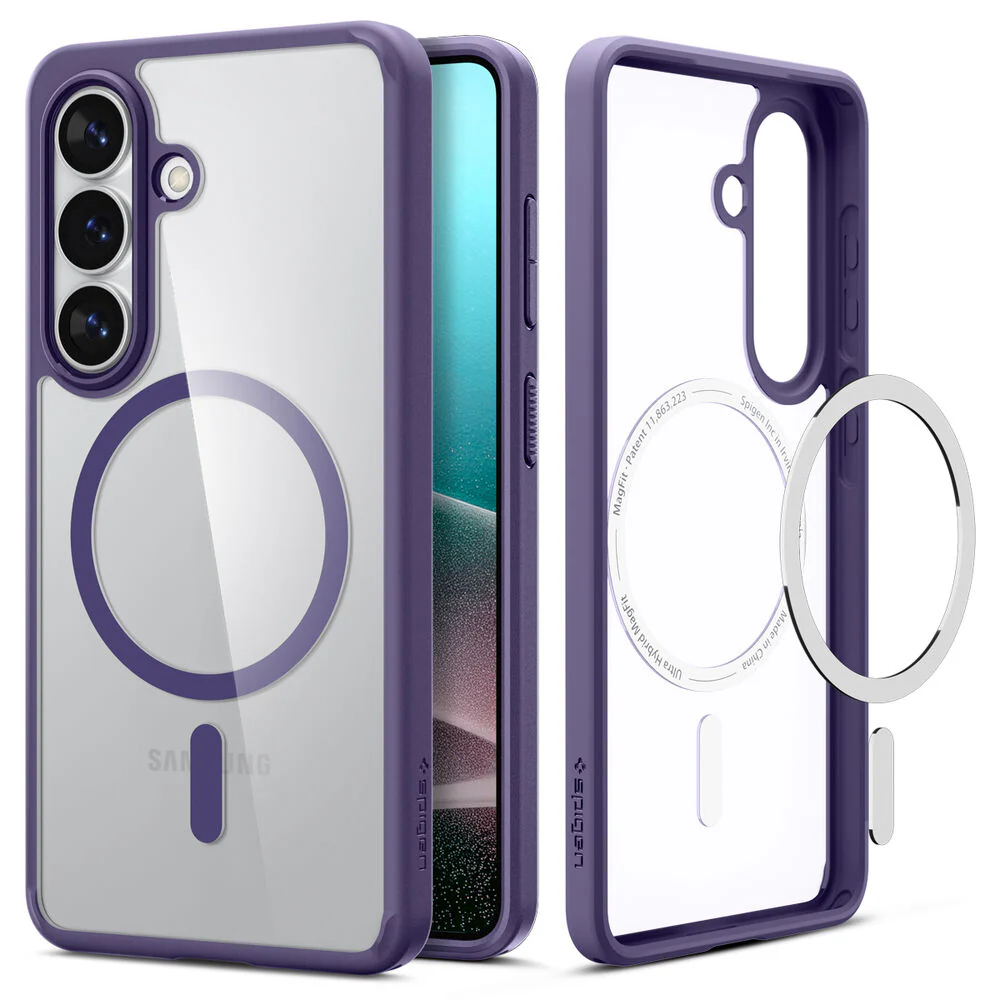 Spigen Galaxy S26 Ultra Hybrid (MagFit) Case (Deep Purple) - Image 4