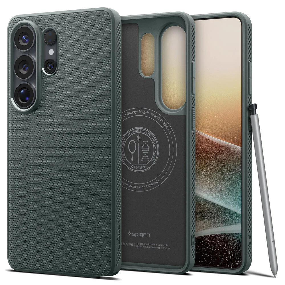 Spigen Galaxy S26 Ultra Liquid Air (MagFit) Case (Abyss Green)