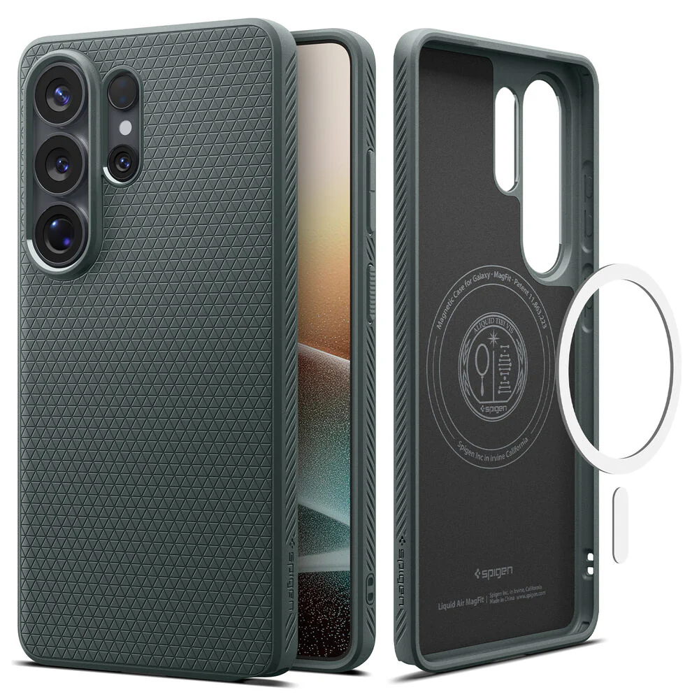 Spigen Galaxy S26 Ultra Liquid Air (MagFit) Case (Abyss Green) - Image 4