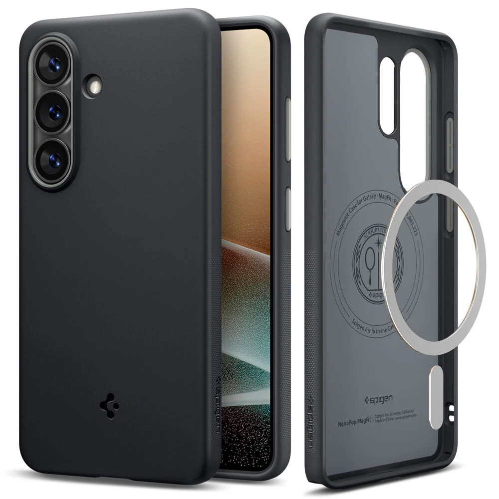 Spigen Galaxy S26 Ultra Nano Pop (MagFit) Case (Black Sesame) - Image 4
