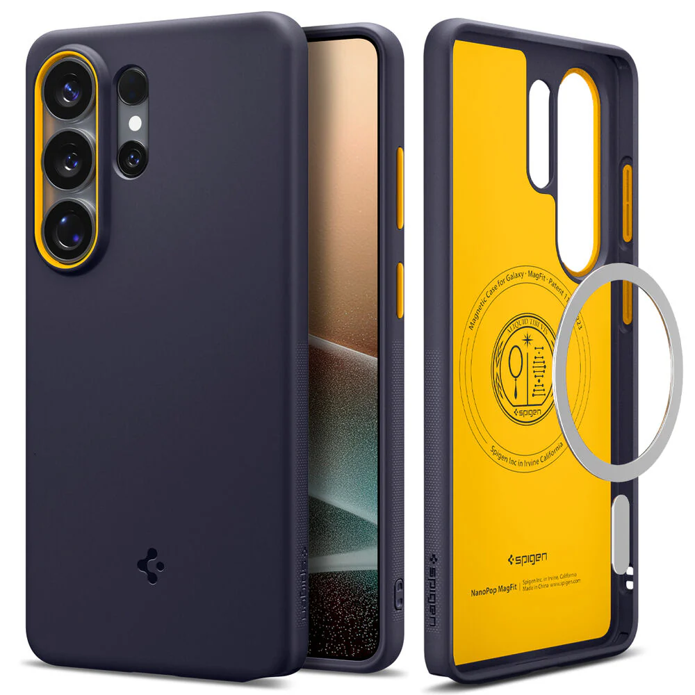 Spigen Galaxy S26 Ultra Nano Pop (MagFit) Case (Blueberry Navy) - Image 4