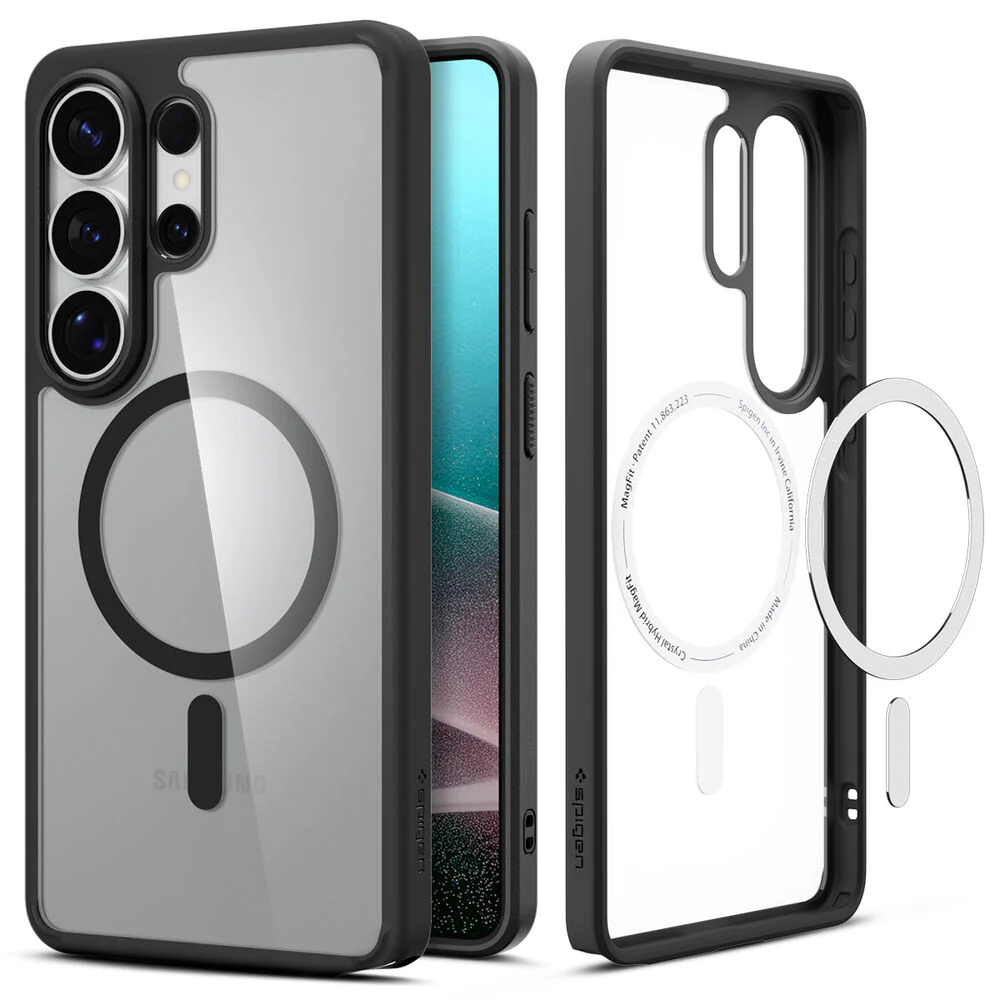Spigen Galaxy S26 Ultra Ultra Hybrid (MagFit) Case (Black) - Image 3