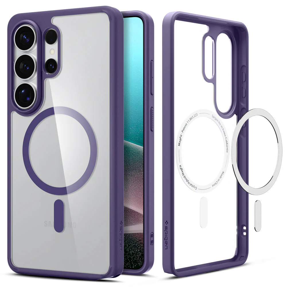 Spigen Galaxy S26 Ultra Ultra Hybrid (MagFit) Case (Deep Purple) - Image 5