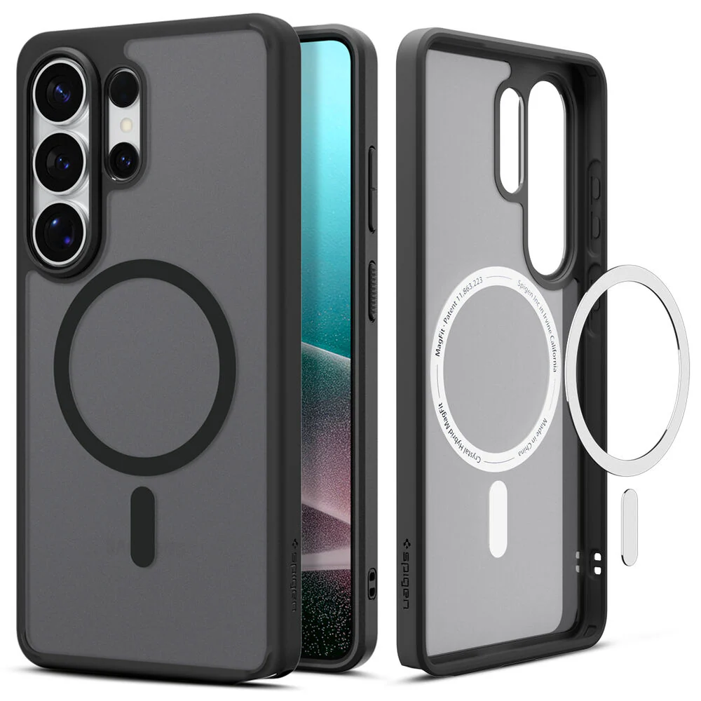 Spigen Galaxy S26 Ultra Ultra Hybrid (MagFit) Case (Frost Black) - Image 5