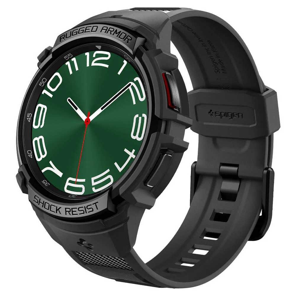 Spigen Galaxy Watch 6 Classic 47mm Rugged Armor Pro Case (Black)