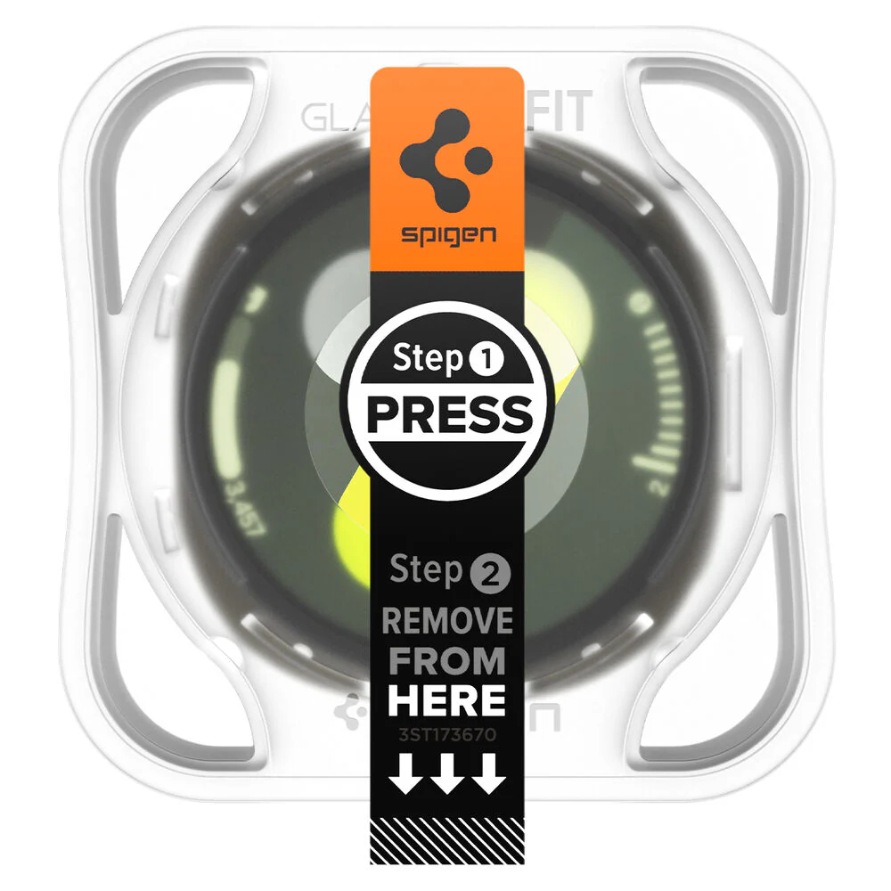 Spigen Galaxy Watch 8 40mm GLAS.tR EZ Fit Glass Screen Protector 2PCS (Clear) - Image 3