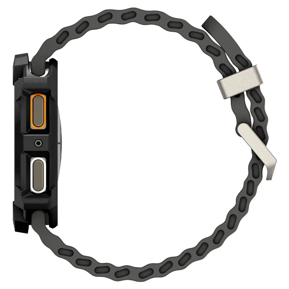Spigen Galaxy Watch 8 40mm Rugged Armor Case (Black) - Image 4