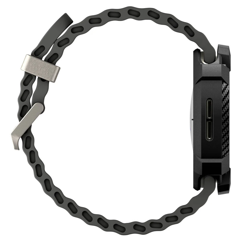 Spigen Galaxy Watch 8 40mm Rugged Armor Case (Black) - Image 5