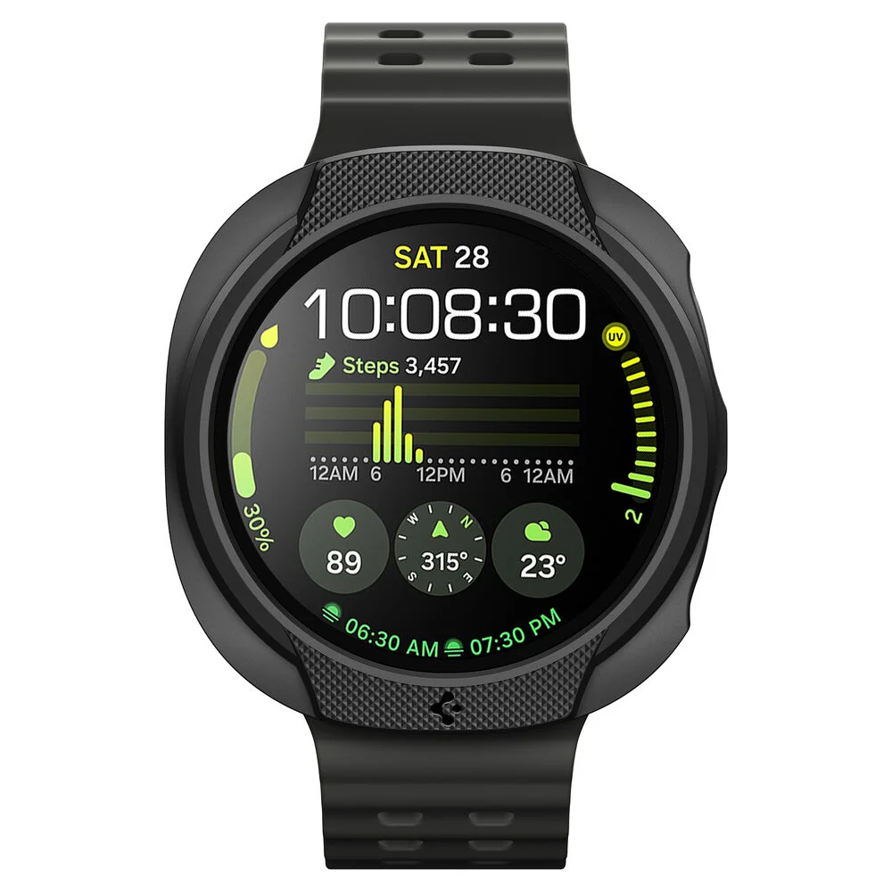 Spigen Galaxy Watch 8 44mm Liquid Air Case (Black) - Image 2