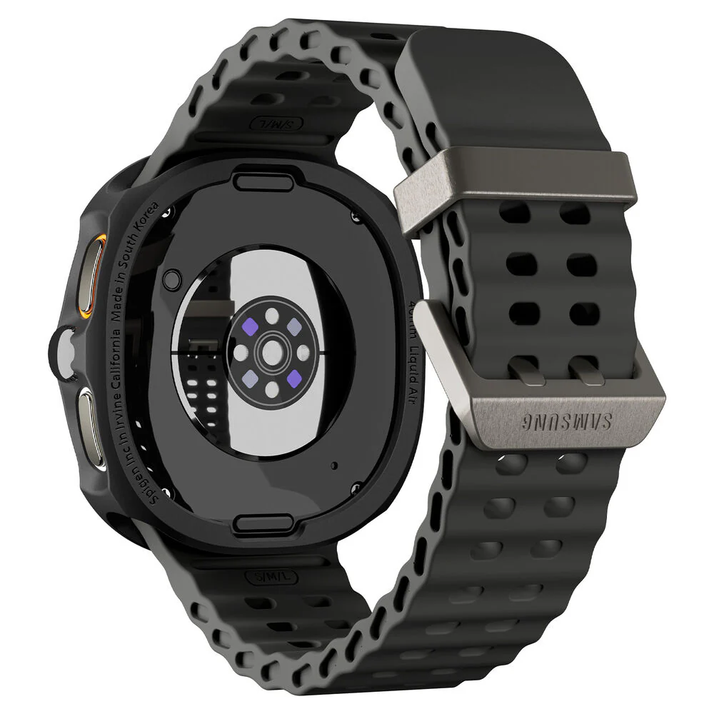 Spigen Galaxy Watch 8 44mm Liquid Air Case (Black) - Image 3