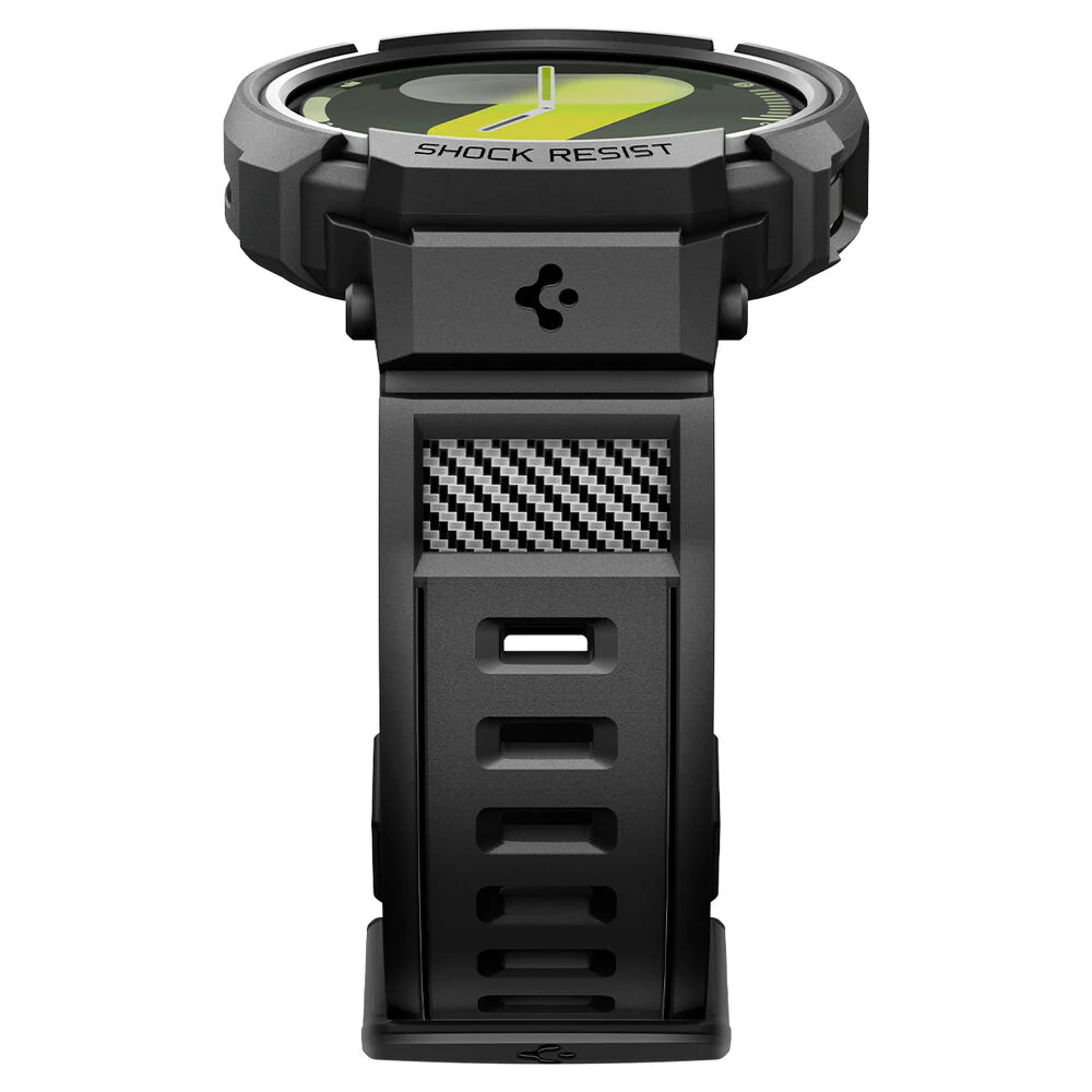 Spigen Galaxy Watch 8 44mm Rugged Armor Pro Case (Black) - Image 6