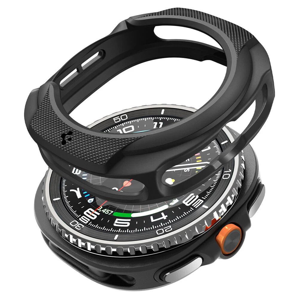 Spigen Galaxy Watch 8 Classic 46mm Liquid Air Case (Black) - Image 6
