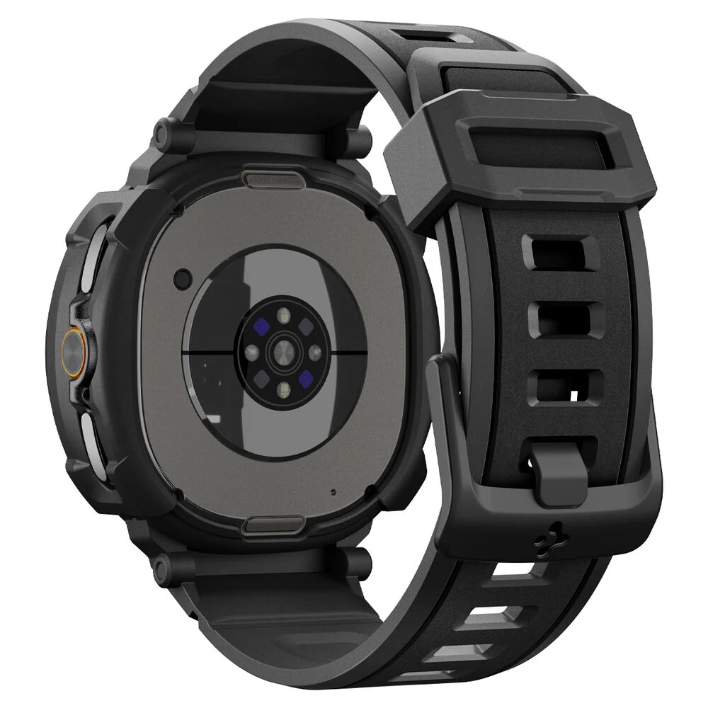 Spigen Galaxy Watch 8 Classic 46mm Rugged Armor Pro Case (Black) - Image 3
