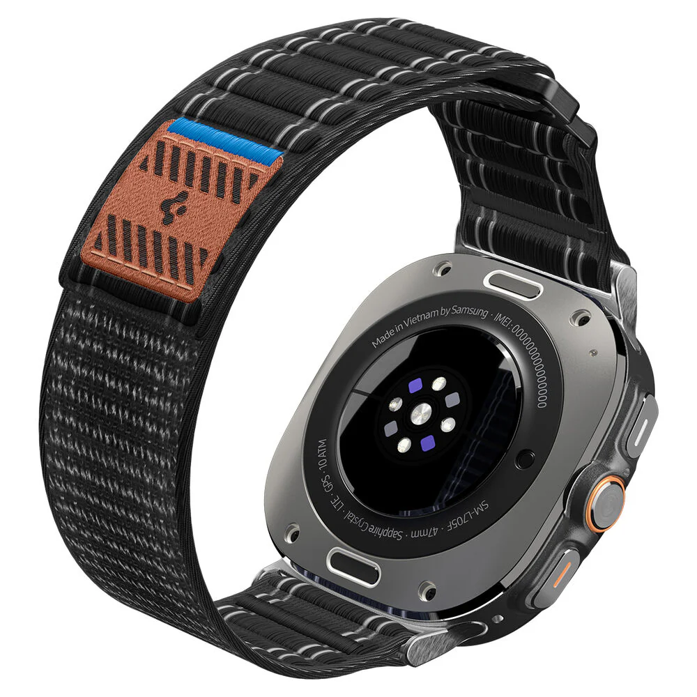 Spigen Galaxy Watch Ultra 47mm WBF0 Wristband (Black) - Image 6