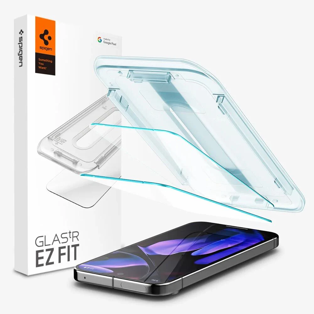 Spigen Google Pixel 10 EZ Fit GLAS.tR Slim 2PCS Glass Screen Protector - Clear - Image 3